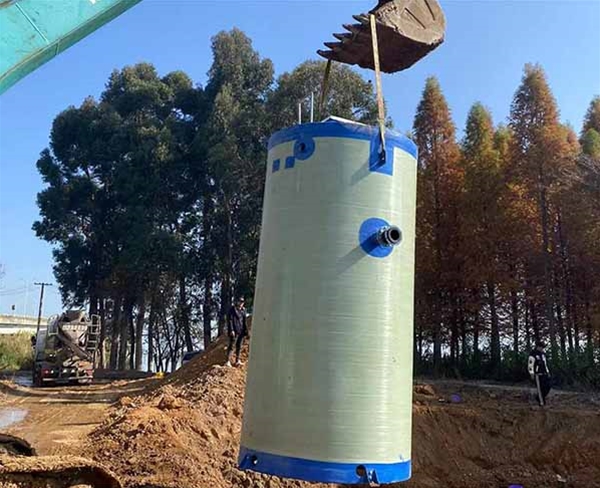 云南滇池外西海岸濕地建設(shè)工程-一體化預制泵站 (1)