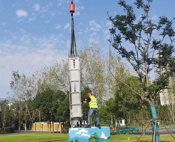 合肥中央生態(tài)公園園博園雨水調蓄池工程-水力門式沖洗系統(tǒng) (1)